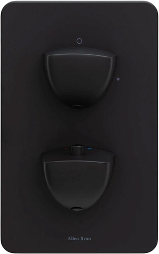 Смеситель для душа Allen Brau Infinity 5.21116-31 (с внутренней частью, 1 выход) черный матовый Смеситель для душа Allen Brau Infinity 5.21116-31 (с внутренней частью, 1 выход) черный матовый