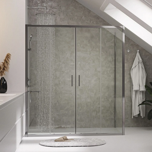 Душевой уголок WasserKRAFT Lippe 45S52 хром Душевой уголок WasserKRAFT Lippe 45S52 хром