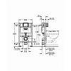 Инсталляция для унитаза GROHE Rapid SL (38526000) для монтажа перед стеной Инсталляция для унитаза GROHE Rapid SL (38526000) для монтажа перед стеной