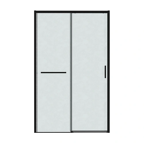 Душевая дверь GROSSMAN Style 100.K33.05.110.21.02 (110x195) черный матовый, стекло шиншилла Душевая дверь GROSSMAN Style 100.K33.05.110.21.02 (110x195) черный матовый, стекло шиншилла