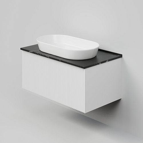 Тумба под раковину La Fenice TERRA Bianco 80 NFNC-01-TER-B-80-3-GB белая матовая с белой столешницей Тумба под раковину La Fenice TERRA Bianco 80 NFNC-01-TER-B-80-3-GB белая матовая с белой столешницей