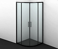 Душевой уголок WasserKRAFT Dill 61S01 черный Душевой уголок WasserKRAFT Dill 61S01 черный