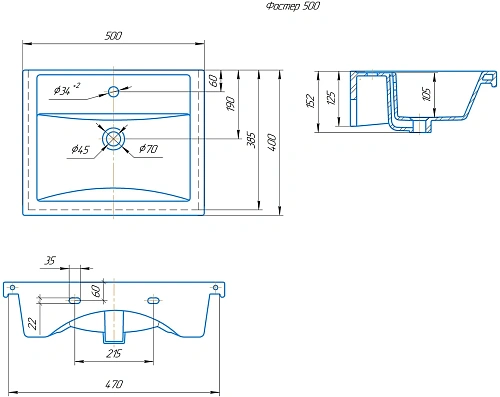 Тумба под раковину BRIZ Мальта т2-50 под раковину Фостер 365 03-02050-06 00 БЕЛ белый Тумба под раковину BRIZ Мальта т2-50 под раковину Фостер 365 03-02050-06 00 БЕЛ белый