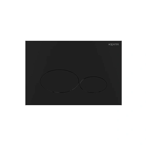 Клавиша смыва Aquatek KDI-0000074 GLD черный матовый Клавиша смыва Aquatek KDI-0000074 GLD черный матовый
