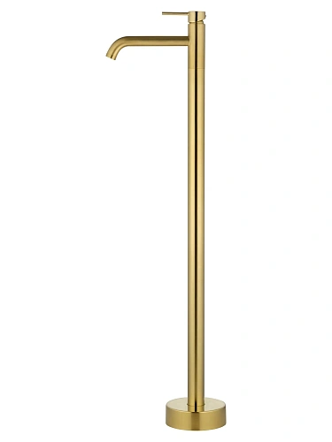Смеситель для раковины Wonzon & Woghand STICK напольный, брашированное золото (WW-88649905-BG) Смеситель для раковины Wonzon & Woghand STICK напольный, брашированное золото (WW-88649905-BG)