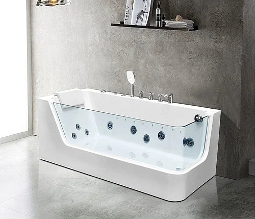 Акриловая ванна Ceruttispa C-494-17L 1700x800x580 гидромассажная Акриловая ванна Ceruttispa C-494-17L 1700x800x580 гидромассажная