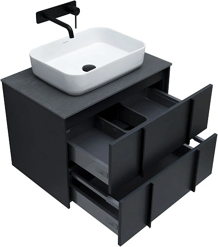 Тумба под раковину Allen Brau Reality 70 1.32004.AM антрацит матовый Тумба под раковину Allen Brau Reality 70 1.32004.AM антрацит матовый