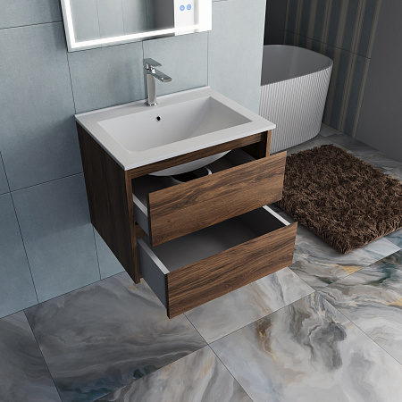 Тумба под раковину Vincea Gio 600 VMC-2G600CO подвесная, C.Oak Тумба под раковину Vincea Gio 600 VMC-2G600CO подвесная, C.Oak