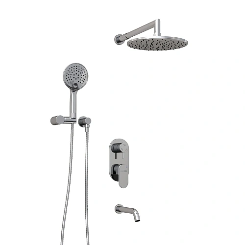 Душевая система WasserKRAFT A175819 встраиваемая хром Душевая система WasserKRAFT A175819 встраиваемая хром