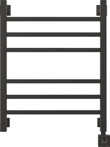 Полотенцесушитель электрический EWRIKA Деметра LP 60х50, матовый черный R 536161 Полотенцесушитель электрический EWRIKA Деметра LP 60х50, матовый черный R 536161