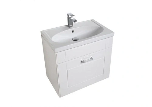 Комплект мебели Aquanet Рондо 70 белый (1 ящик) 00195706 Комплект мебели Aquanet Рондо 70 белый (1 ящик) 00195706