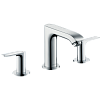 Картинка анонса товара «смеситель для раковины hansgrohe metris на 3 отверстия со сливным гарнитуром, хром 31083000»