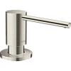 Дозатор жидкого мыла Hansgrohe A41 40438800, под сталь