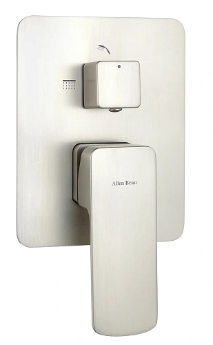 Смеситель для ванны Allen Brau Infinity 5.21014-BN (с внутренней частью) никель браш Смеситель для ванны Allen Brau Infinity 5.21014-BN (с внутренней частью) никель браш