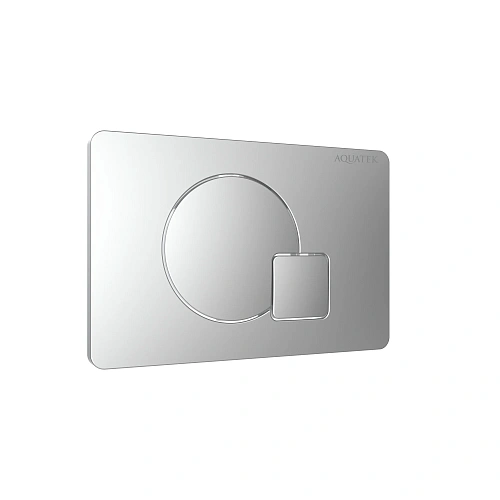 Клавиша смыва Aquatek KDI-0000068 QC хром матовый Клавиша смыва Aquatek KDI-0000068 QC хром матовый