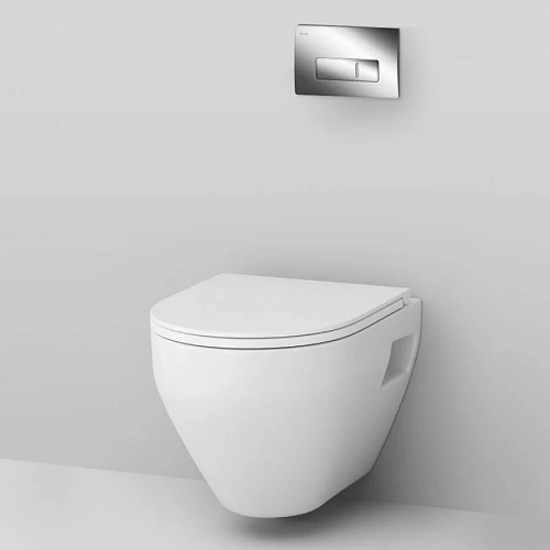 Комплект унитаза AM.PM Spirit V2.0 FlashClean IS48051.701738 с инсталляцией, сиденьем микролифт и клавишей смыва Комплект унитаза AM.PM Spirit V2.0 FlashClean IS48051.701738 с инсталляцией, сиденьем микролифт и клавишей смыва