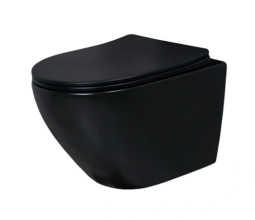 Унитаз подвесной Gid Bm2198 62226Y черный матовый 49x36x35.5 с крышкой микролифт Унитаз подвесной Gid Bm2198 62226Y черный матовый 49x36x35.5 с крышкой микролифт