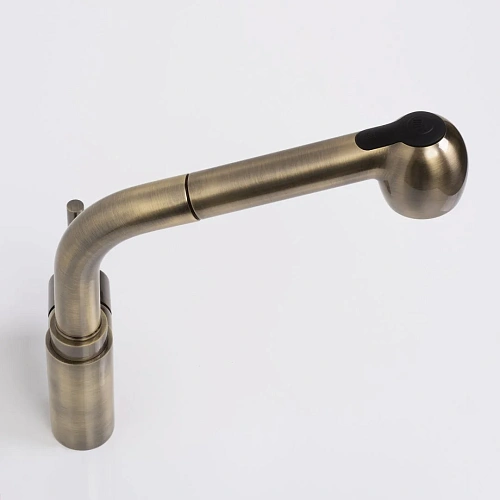 Смеситель для кухни WasserKRAFT A8237 с выдвижной лейкой светлая бронза Смеситель для кухни WasserKRAFT A8237 с выдвижной лейкой светлая бронза