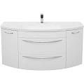 Тумба под раковину De Aqua Лонг 140 белый 00186446 Тумба под раковину De Aqua Лонг 140 белый 00186446