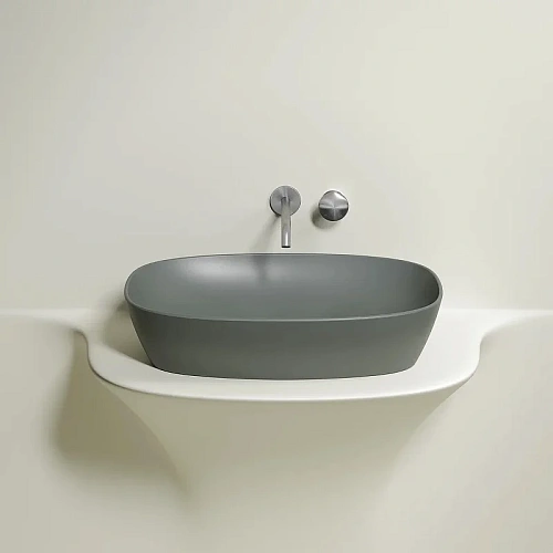 Раковина Ceramica Nova ELEMENT CN6049MH Антрацит матовый накладная Раковина Ceramica Nova ELEMENT CN6049MH Антрацит матовый накладная