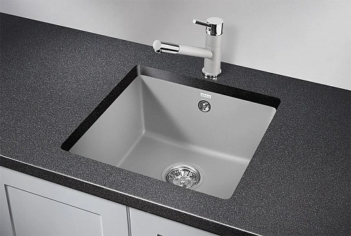 Кухонная мойка Granula 4451, АЛЮМИНИУМ, кварц 450х460 Кухонная мойка Granula 4451, АЛЮМИНИУМ, кварц 450х460