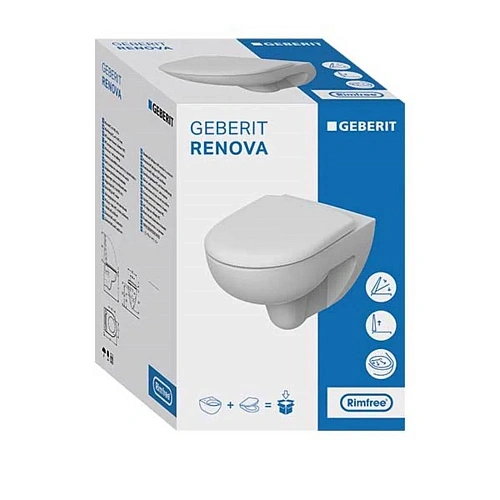 Комплект инсталляции c подвесным унитазом GEBERIT Renova 500.124.TC.R Комплект инсталляции c подвесным унитазом GEBERIT Renova 500.124.TC.R