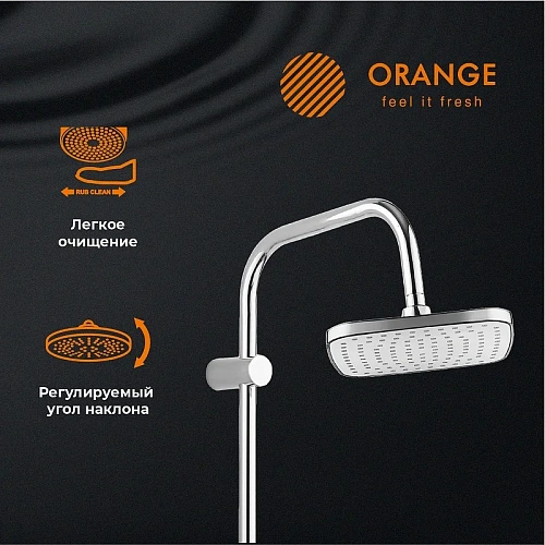 Душевая система Orange Splito M36-922cr со смесителем, хром Душевая система Orange Splito M36-922cr со смесителем, хром