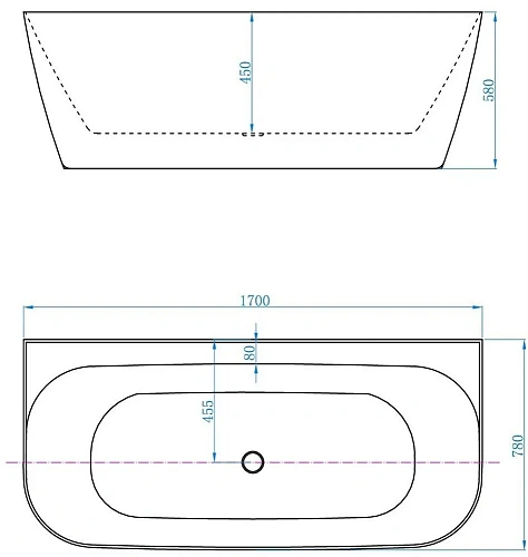 Акриловая ванна Allen Brau Priority 170x78 2.31003.20/PWM белая/папирус Акриловая ванна Allen Brau Priority 170x78 2.31003.20/PWM белая/папирус