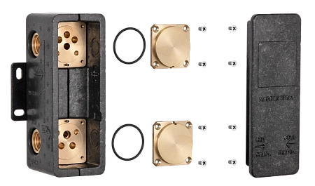 Скрытая часть Remer RRBOX93 на 3 выхода Скрытая часть Remer RRBOX93 на 3 выхода