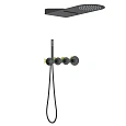 Душевая система Timo Saona SX-2350/03SM встраиваемая с термостатом черный Душевая система Timo Saona SX-2350/03SM встраиваемая с термостатом черный