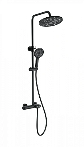 Душевая система Wonzon & Woghand с термостатом, черный матовый (WW-B2091-A-MB) Душевая система Wonzon & Woghand с термостатом, черный матовый (WW-B2091-A-MB)