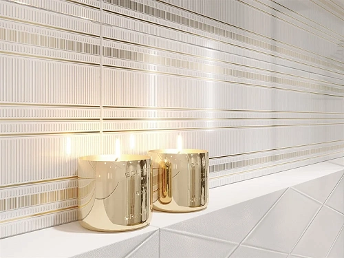 Вставка Cersanit Vegas серый 25x75 VG2U091 Вставка Cersanit Vegas серый 25x75 VG2U091