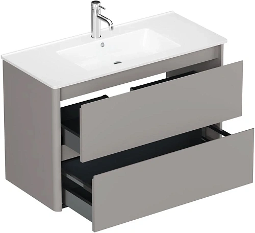 Тумба под раковину Allen Brau Gravity 100 1.370010.PGM платина матовый Тумба под раковину Allen Brau Gravity 100 1.370010.PGM платина матовый