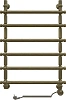 Полотенцесушитель электрический EWRIKA Медея B3 80х50 R, состаренная бронза 473281