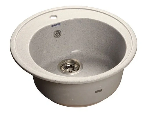 Кухонная мойка GranFest Rondo R-510 сер серый Кухонная мойка GranFest Rondo R-510 сер серый