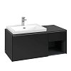 Тумба под раковину Villeroy &amp; Boch Subway 3.0 Volcano Black / Volcano Black C57200VL