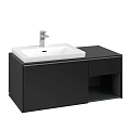 Тумба под раковину Villeroy & Boch Subway 3.0 Volcano Black / Volcano Black C57200VL Тумба под раковину Villeroy & Boch Subway 3.0 Volcano Black / Volcano Black C57200VL