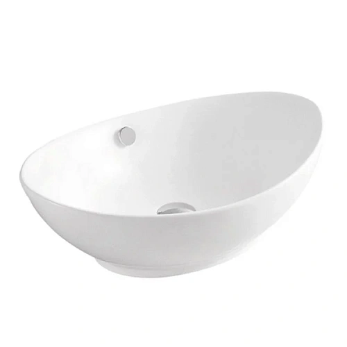 Раковина CeramaLux 9019 накладная, белый Раковина CeramaLux 9019 накладная, белый