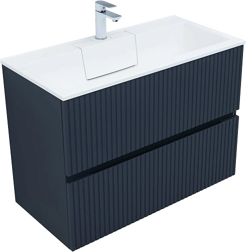 Тумба под раковину Aquanet Джейн 90 маренго 00313303 напольная/подвесная Тумба под раковину Aquanet Джейн 90 маренго 00313303 напольная/подвесная