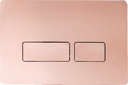 Клавиша смыва Ceruttispa CR02RG розовое золото, глянцевая Клавиша смыва Ceruttispa CR02RG розовое золото, глянцевая