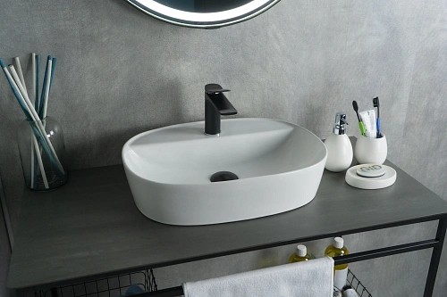 Раковина Gid N9045 51166 накладная белая 50x38x12 Раковина Gid N9045 51166 накладная белая 50x38x12