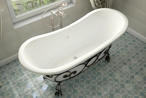 Ванна из искусственного камня Эстет Boston silk 1800х740 ФР-00014525 Ванна из искусственного камня Эстет Boston silk 1800х740 ФР-00014525