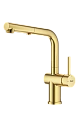 Смеситель для кухни Raglo R86.49.03 с выдвижным изливом, золотой сатин Смеситель для кухни Raglo R86.49.03 с выдвижным изливом, золотой сатин