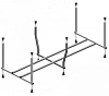 Каркас для ванны Alex Baitler GARDA, NEMI, MADIN 170х75 (00-A0008262)