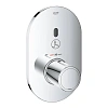 Смеситель для душа GROHE Eurosmart Cosmopolitan E, хром (36456000) внешняя часть термостата Смеситель для душа GROHE Eurosmart Cosmopolitan E, хром (36456000) внешняя часть термостата