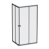 Картинка анонса товара «душевой уголок am.pm sunny w87g-403-10080-bt 100x80 черный, стекло прозрачное»