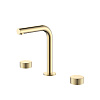Картинка анонса товара «смеситель для раковины boheme stick 152-g.4 spirale на 3 отверстия gold»