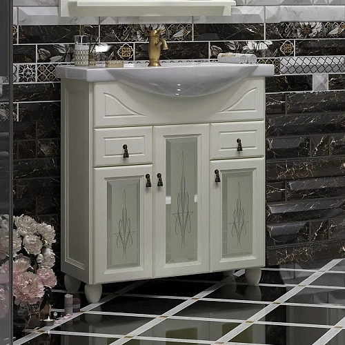 Тумба под раковину Opadiris Тибет 75 00-00002839 слоновая кость Тумба под раковину Opadiris Тибет 75 00-00002839 слоновая кость