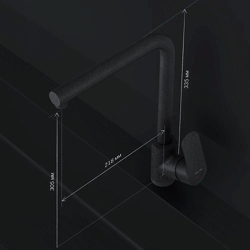 Смеситель для кухни AM.PM Like F8005022 черный Смеситель для кухни AM.PM Like F8005022 черный