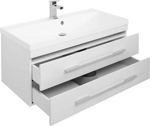 Комплект мебели Aquanet Нота 100 белый (камерино) 00287696 Комплект мебели Aquanet Нота 100 белый (камерино) 00287696